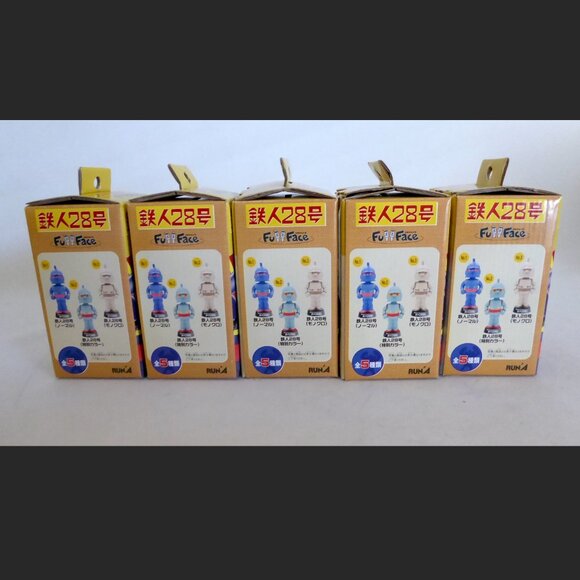 NEW VINTAGE RUN’A JAPAN TETSUJIN 28 GIGANTOR FULL FACE MINI BOBBLE HEAD FIGURE C - Picture 8 of 16
